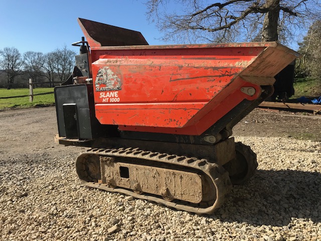 Tracked dumper in East Grinstead